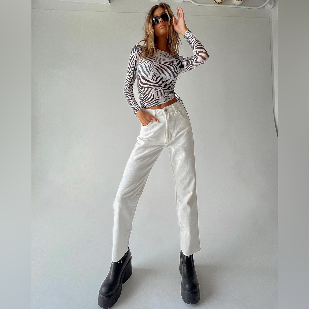 Women’s White Denim